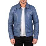 LAVENDARD LEATHER BIKER JACKET