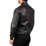 SVEN LEATHER BOMBER JACKET
