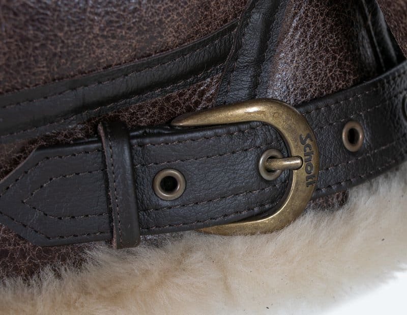 Classic B-3 Sheepskin Leather Bomber Jacket - Image 17