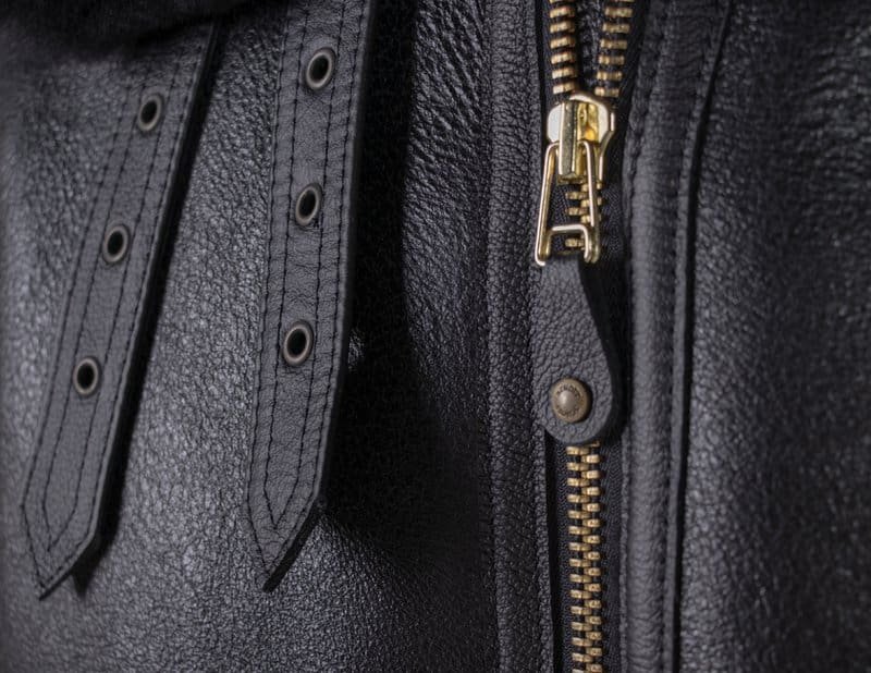 Classic B-3 Sheepskin Leather Bomber Jacket - Image 13