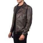VINCENT LEATHER BIKER JACKET