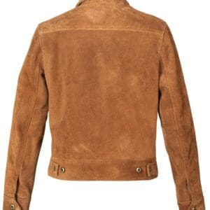 Women’s Cow Suede Trucker Jacket