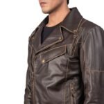 VINCENT LEATHER BIKER JACKET