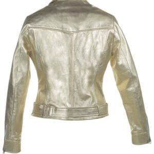 Women’s Metallic Lightweight Cowhide Jacket