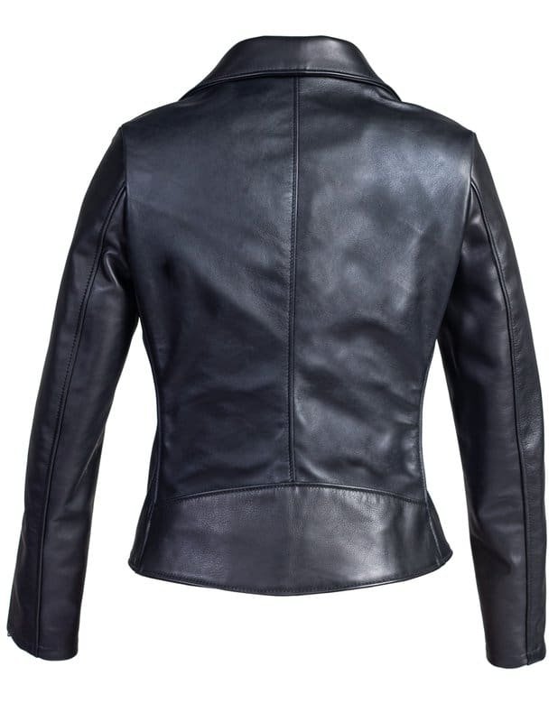 Women's Cowhide Moto Jacket - Image 2