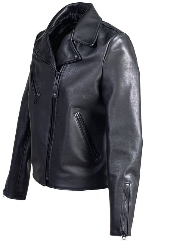 Women's Cowhide Moto Jacket - Image 3