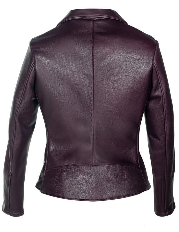 Women's Cowhide Moto Jacket - Image 7