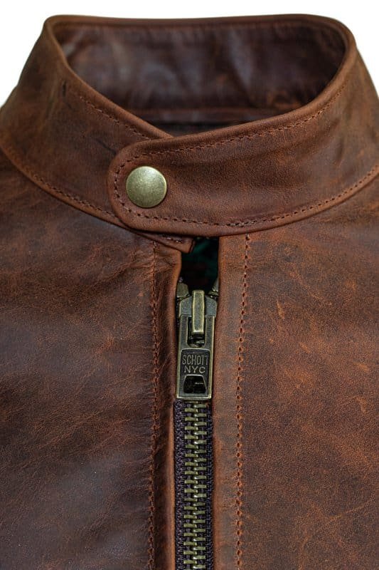 Brown Leather Jacket Men - Image 8