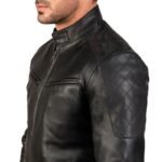 SVEN LEATHER BOMBER JACKET