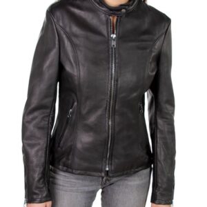 Lightweight Cowhide Cafe Racer Jacket