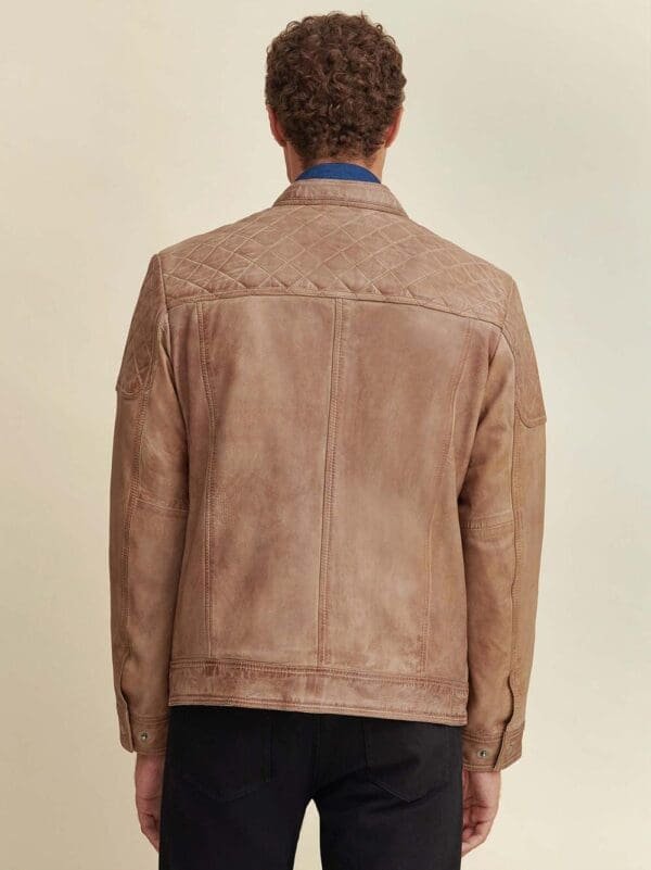 Mason Quilted Leather Jacket - Image 2