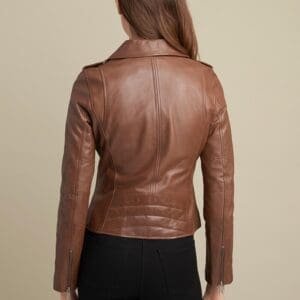 MADELINE ASYMMETRICAL LEATHER JACKET