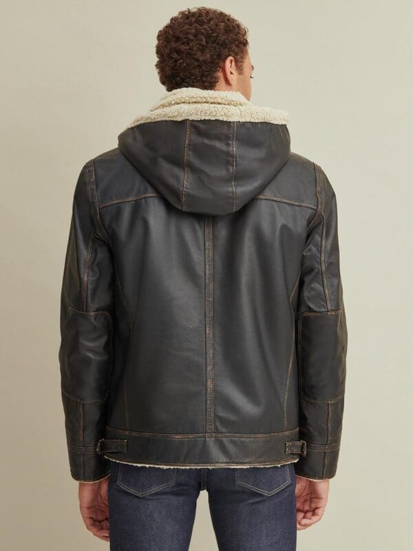 Emmett Classic Leather Bomber - Image 2