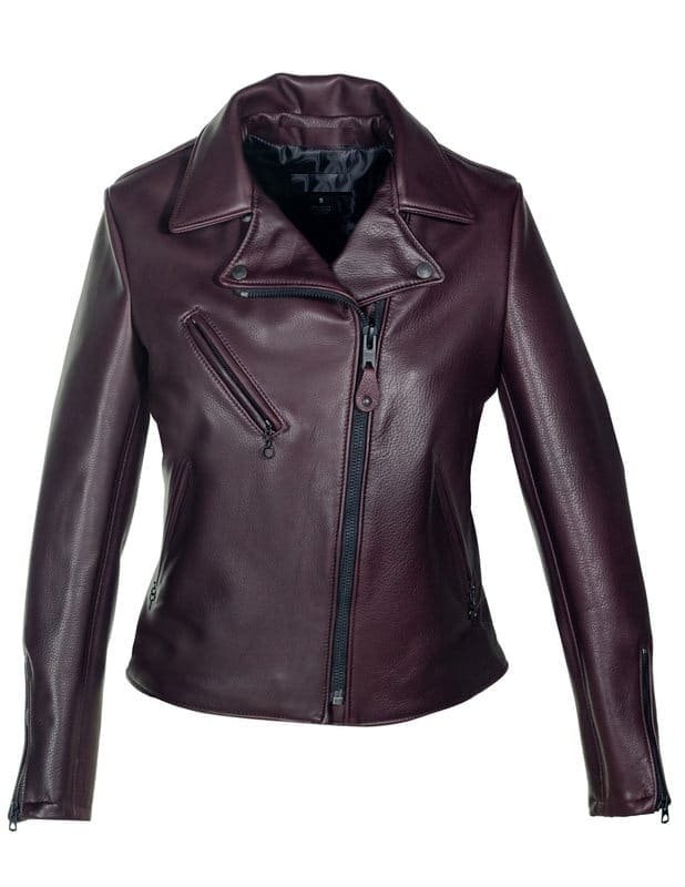 Women's Cowhide Moto Jacket - Image 5
