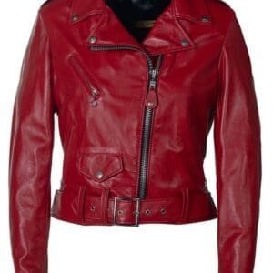 Women’s Cropped Perfecto in Lambskin Leather Jacket