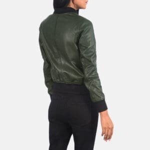Ava Ma-1 Leather Bomber Jacket
