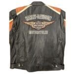 Harley Davidson Womens Leather Vest Black Size Large 100 Year Anniversary RARE