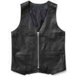 MEN'S STYLISH BIKERS LEATHER VEST