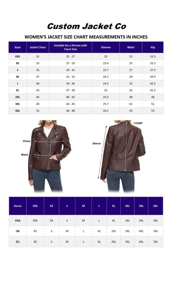 Gold Leather Jacket Women - Image 3