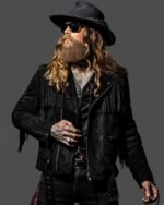 Brown Fringe Suede Leather Jacket Men, Custom Jacket Co