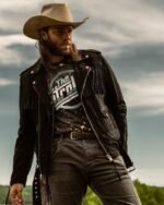 Brown Fringe Suede Leather Jacket Men, Custom Jacket Co