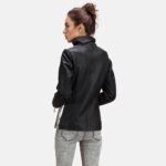 Silver Leather Jacket Women, Silver Leather Jacket, Custom Jacket Co