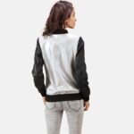 Silver Leather Jacket, Silver Jacket, Custom Jacket Co