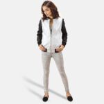 Silver Leather Jacket, Silver Jacket, Custom Jacket Co