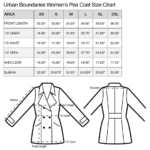 Coat size chart - Custom Jacket Co