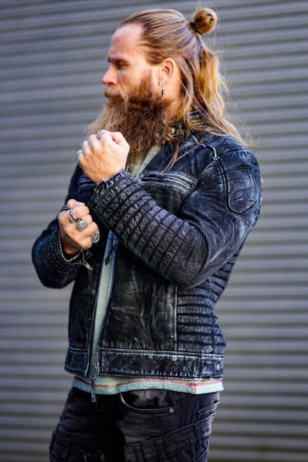 USA Leather Jacket by Custom Jacket Co