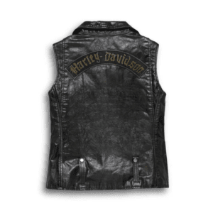 Women’s Swingarm Leather Biker Vest