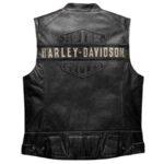 HARLEY MEN'S MOTORBIKE LEATHER VEST