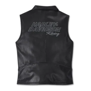 WOMEN’S FACTORY PERFORATED LEATHER VEST
