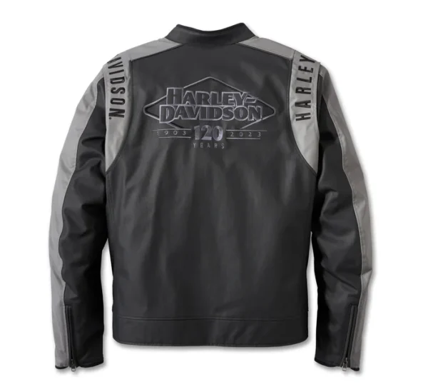 Harley Davidson Men's 120th Anniversary Imprint Riding Jacket