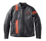 Harley Davidson Men's Hwy-100 Waterproof Leather Jacket