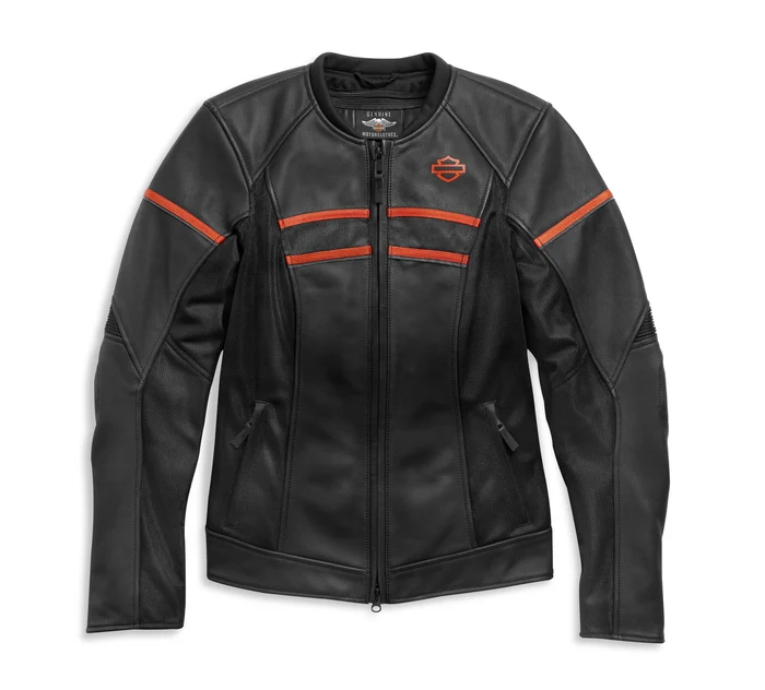 Women's H-D Brawler Leather Riding Jacket