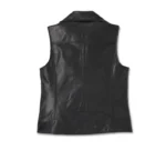 Harley Davidson Women's 120th Anniversary Leather Vest Motorcycle Leather Vest