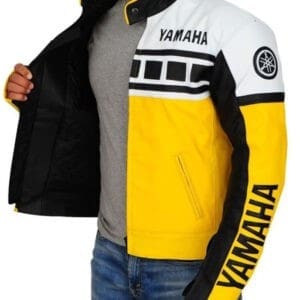 Yamaha Motorcycle Yellow Biker Jacket