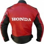 Honda Motorbike/Motorcycle Cowhide Leather Jacket