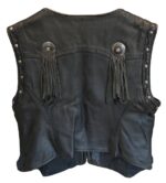 Harley Davidson Women's 120th Anniversary Leather Vest Motorcycle Leather Vest