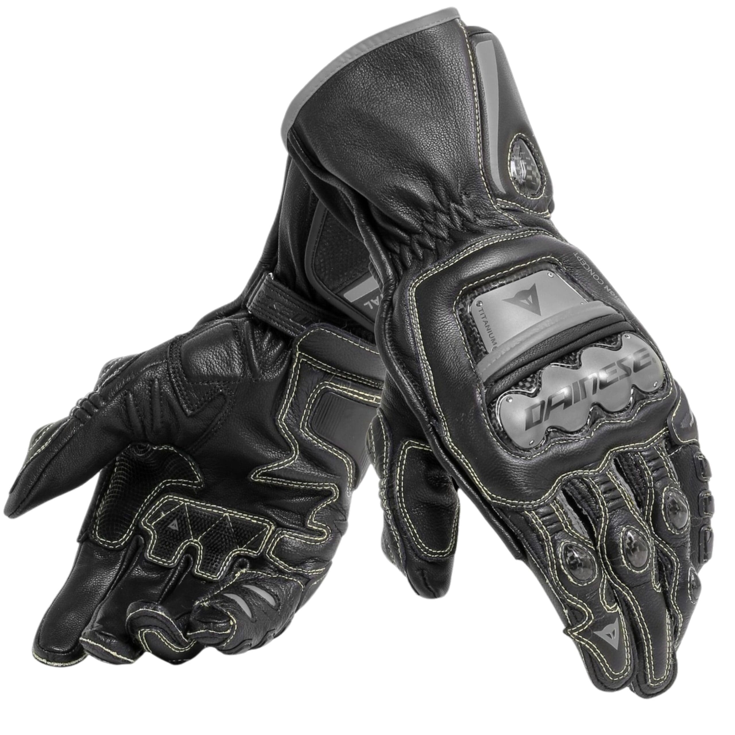 DAINESE FULL METAL 6 LEATHER GLOVES BLACK