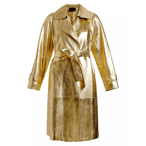 Gold Leather Jacket