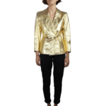 Gold Leather Jacket