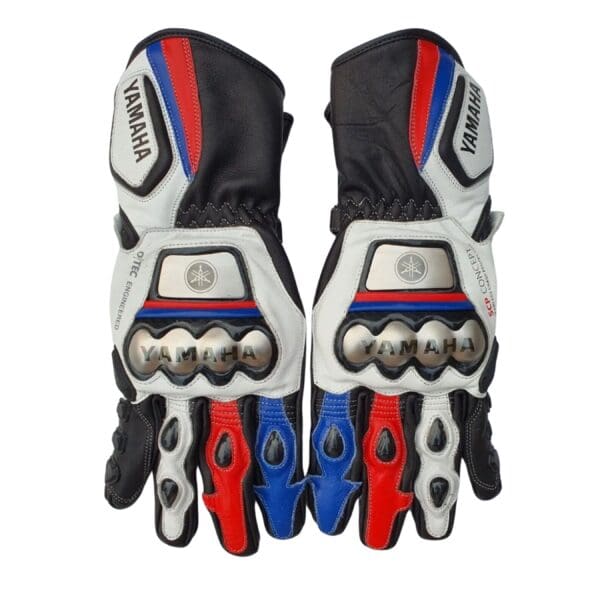 YAMAHA Motorcycle Racing Leather Gloves