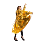 Gold Leather Jacket