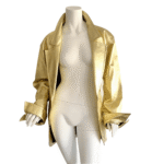 Gold Leather Jacket