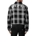PHILIPP PLEIN ALPACA WOOL BOMBER GOTHIC PLEIN JACKET