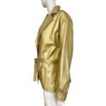 Gold Leather Jacket