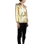 Gold Leather Jacket