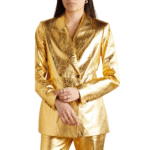 Gold Leather Jacket